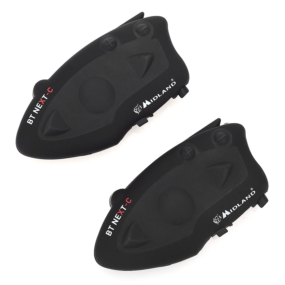 2Pcs/Pair Motocycle Helmet Intercom MIDLAND US Plug 1600M Bluetooth
