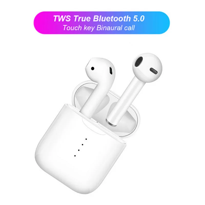 

URMINE Mini i5 TWS Wireless Bluetooth 5.0 earphones Stereo Headphone Earbuds 1:1 Air Pod Bass Headset Touch Control Charging Box