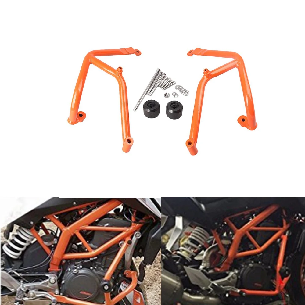 Мотоциклетная рама для защиты двигателя для KTM 390 Duke 2013 мотоциклетные бамперы черный оранжевый