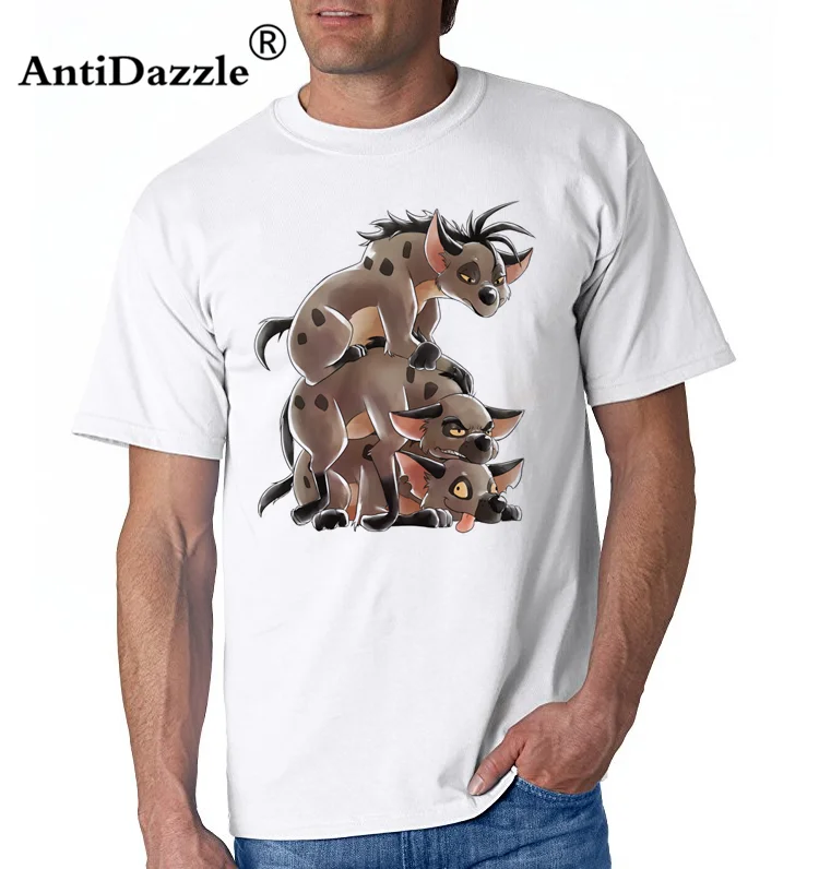 

2018 Fashionable Moive Hyena Stack T Shirt men Mufasa T-shirt male Lion King Simba tshirt Harajuku Cotton Tops hipster Tee shirt