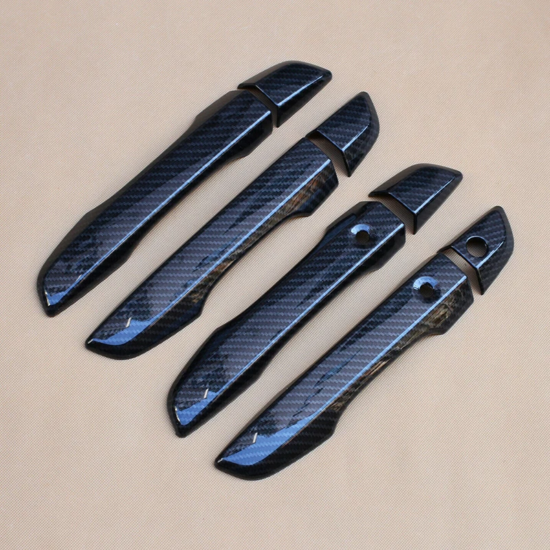 

Car Exterior Carbon Fiber Left Door Handle Covers For Honda Civic 10th 2016-19