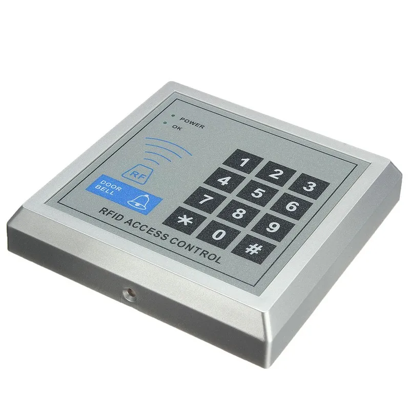 RFID ворота система контроля допуска к двери комплект с 60 кг 130LBs Электрический магнитный замок с металлической кнопкой 10 Брелки 125 кГц