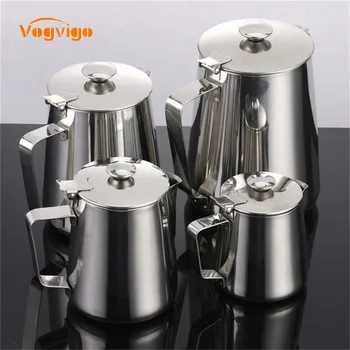 

VOGVIGO 4 Capacity Options 201 Stainless Steel Measuring Coffee Cups Coffee Milk Garland Cups Tea Pot Coffee Mugs For Kitchen