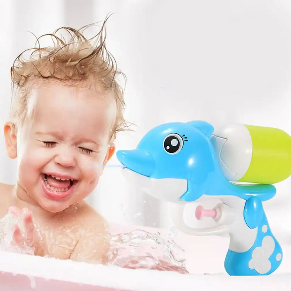 Mini Dolphin Water Gun Toy Child Beach Water Gun Shooting Game