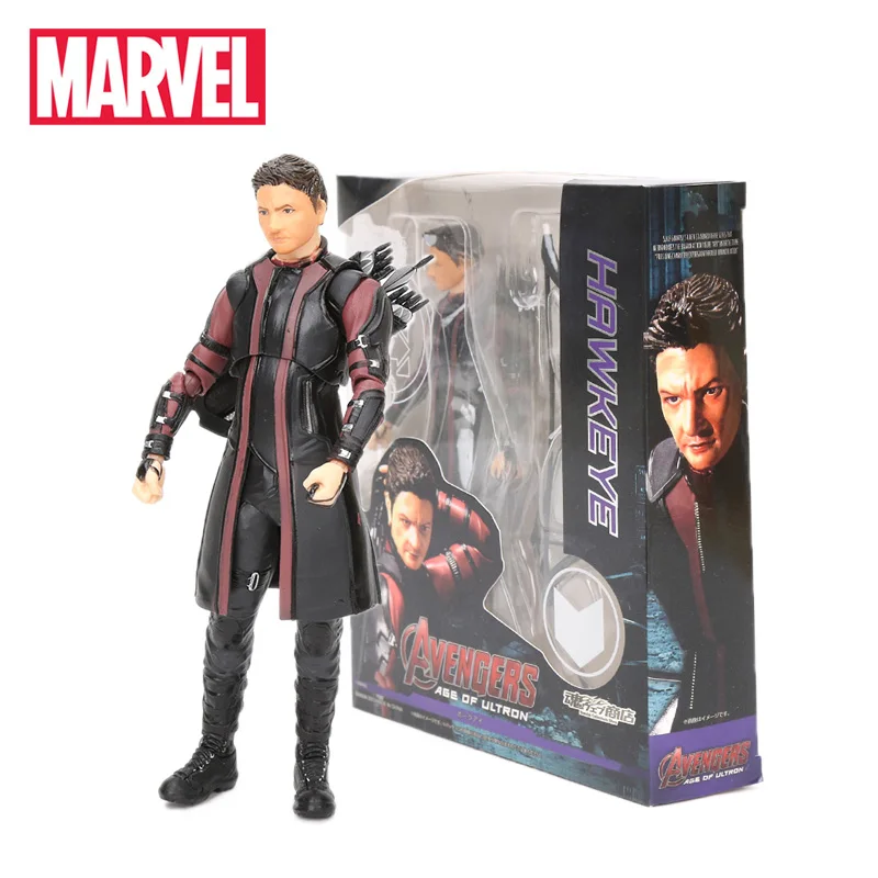 

New 15cm Marvel Toys Avengers 3 Infinity War SHF Hawkeye Barton KO S.H.Figuarts PVC Action Figures Collectiable Model Dolls Toy