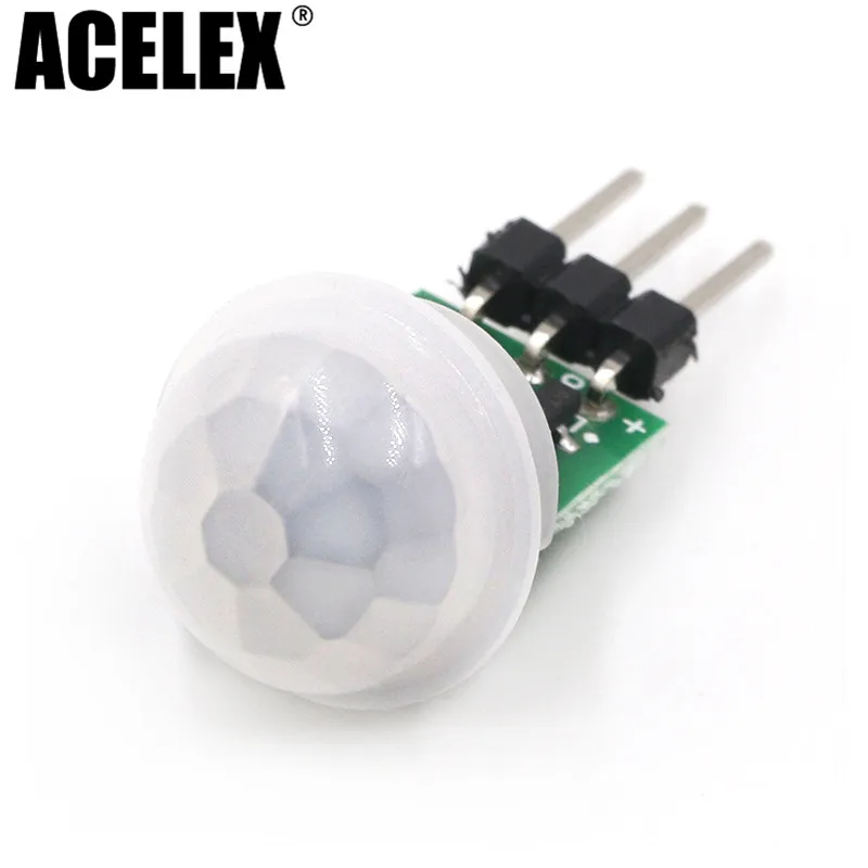 

10pcs Mini IR Pyroelectric Infrared PIR Motion Human Sensor Automatic Detector Module AM312 Sensor DC 2.7 to 12V