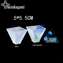 1PCS UV Resin Jewelry Liquid Silicone Mold Pyramid Shape Mold Resin Molds For DIY Jewelry Making Finding Molds Accessories