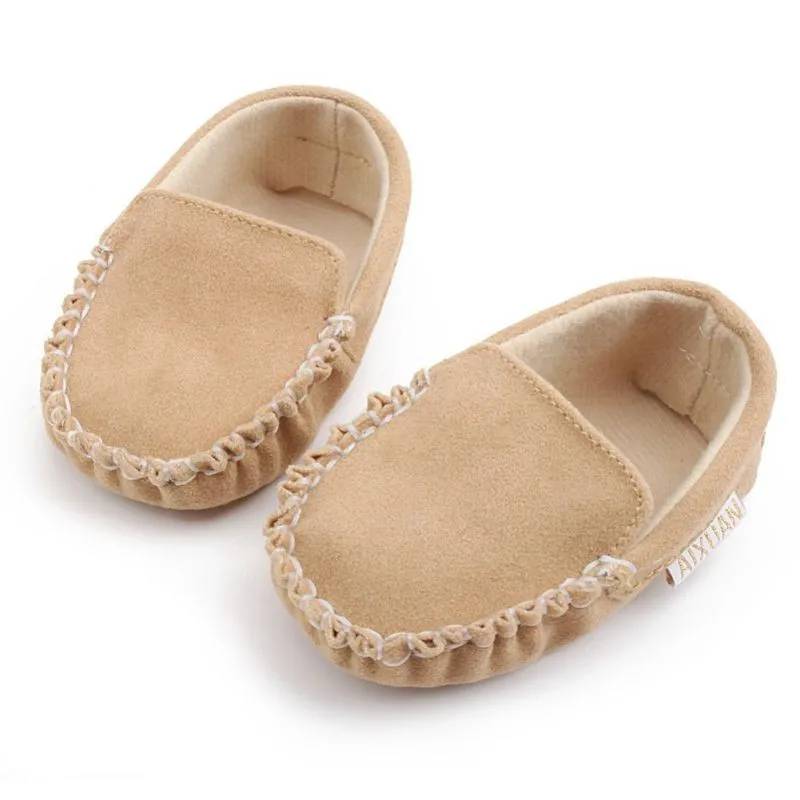 Для новорожденных детская обувь для мальчика девушки, для тех, кто только начинает ходить, детские мокасины для младенцев из кожи пу для детские ботиночки для кроватки