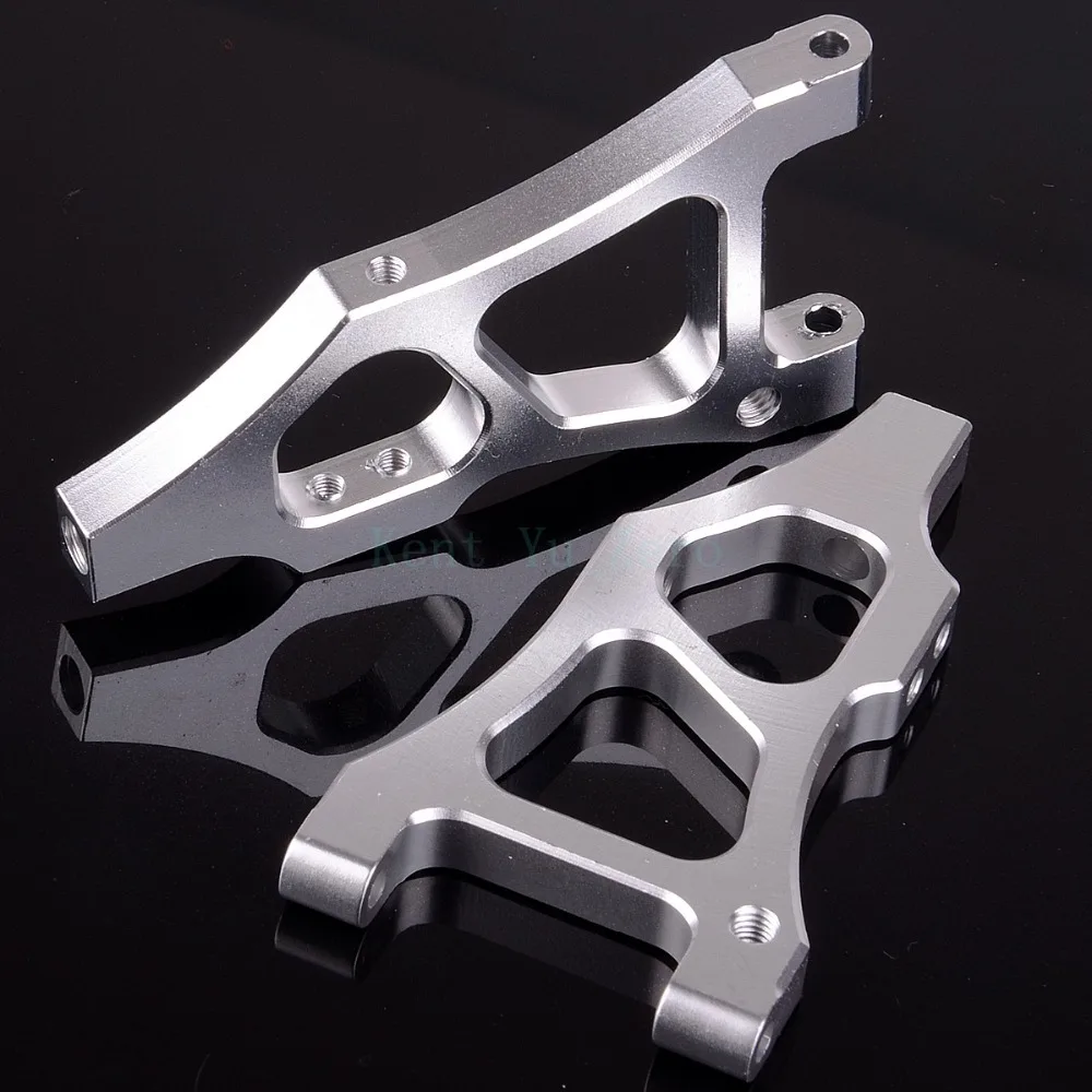 

Front Lower Suspension Arm 06052/06040 Upgrade Parts 166019 Silver For 1/10 RC Car HSP Redcat Himoto