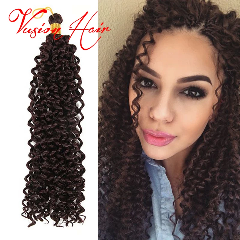 Freetress Deep Twist Water Wave Crochet braids Hair 14" Water Wave