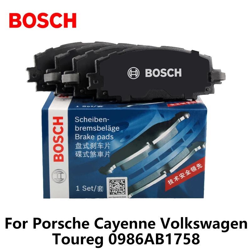 4pieces/set Bosch Car Front Brake Pads For Porsche Cayenne Volkswagen