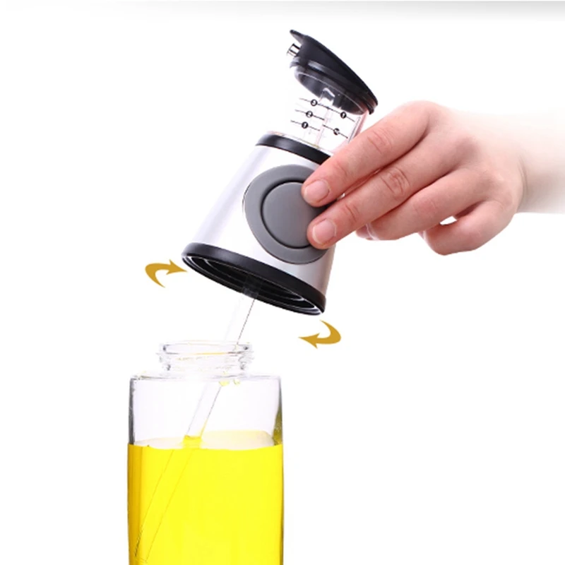 Кухня Стекло соусник оливковое масло уксус Диспенсер Бутылка для выливания Пособия по кулинарии инструменты