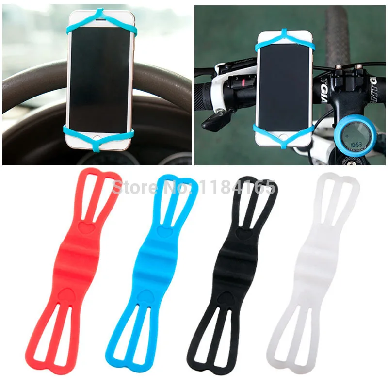 

Multi-function Car Rearview Navigation Straps Straps Steering Wheel Bike Phone Holder for iPhone Samsung 3.5-6 inch Mobile Phone
