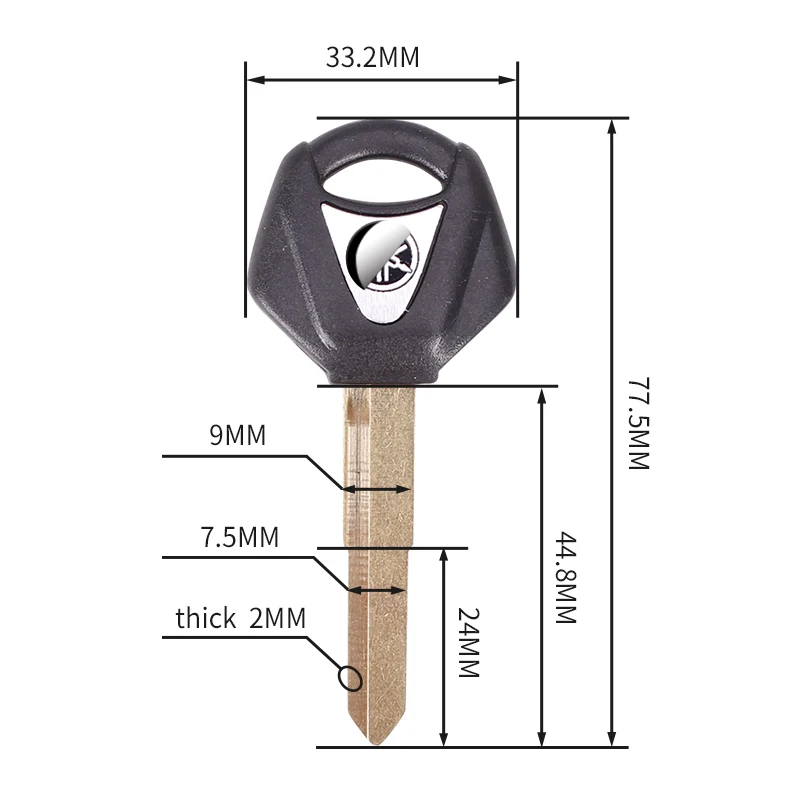 Новая мотоциклетная обувь болванки ключей необработанное лезвие для YAMAHA XV400 XVS400 XVS650 XVS950 XV1300 XV1900 XVS1300 VMX1700 XT660 BT1100 SR400 ключ