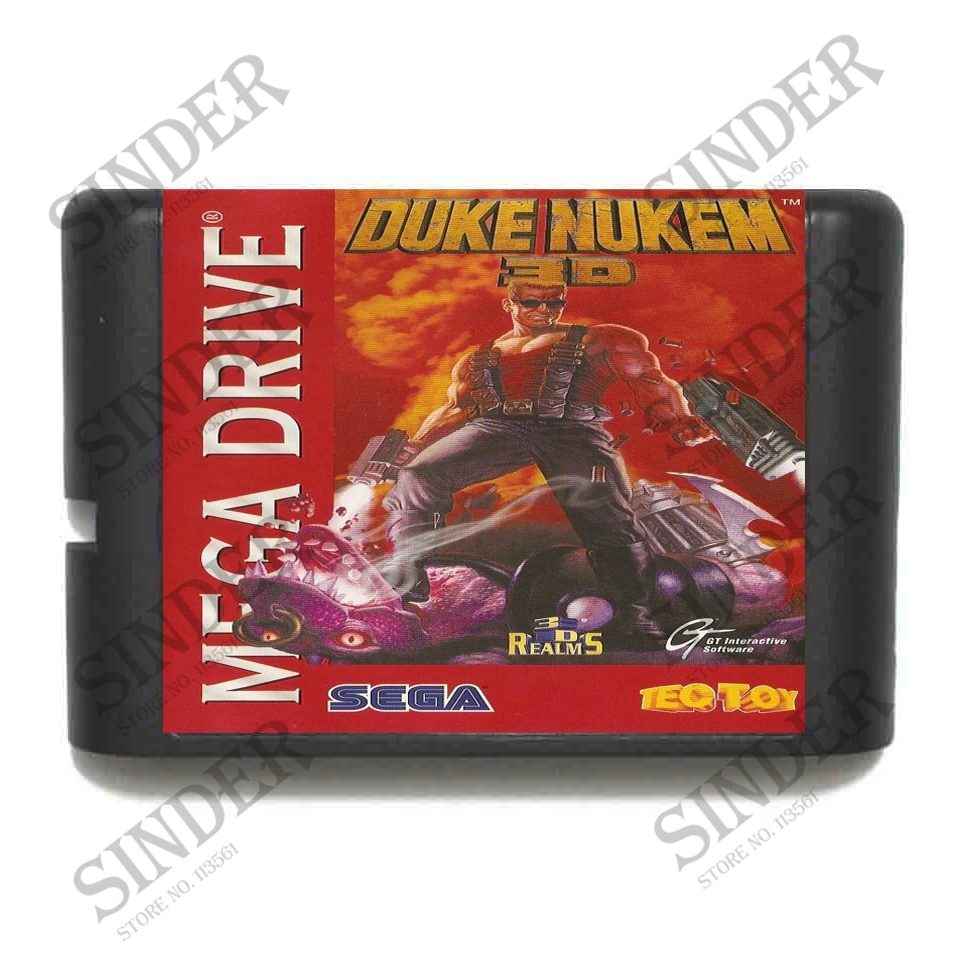 

Duke Nukem 3D 16 bit MD Game Card For Sega Mega Drive For Genesis
