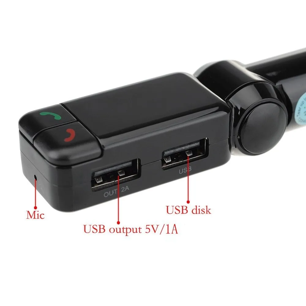 KWOKKER Автомобильный MP3 аудио плеер fm-передатчик Bluetooth беспроводной FM модулятор автомобильный комплект громкой связи USB зарядное устройство для iPhone для Android