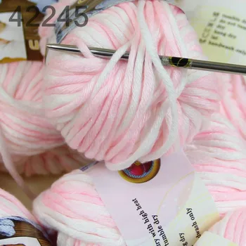 

LOT of 3 Balls X 50g Special Thick Worsted Cotton Knitting Yarn 2245