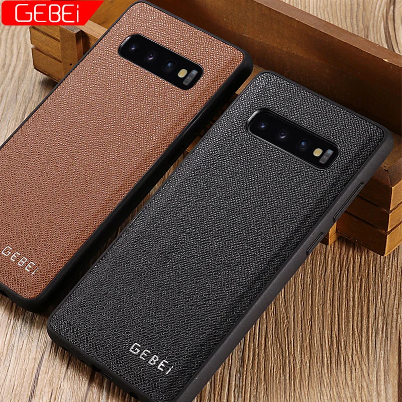 High Quality Original Brand GEBEI Genuine Leather Case Back Cover For