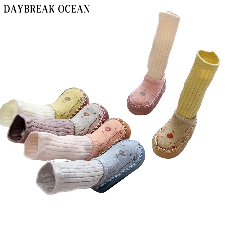 New Style 2017 Baby For Walking Learning Floor Socks 9 18M Warm Socks