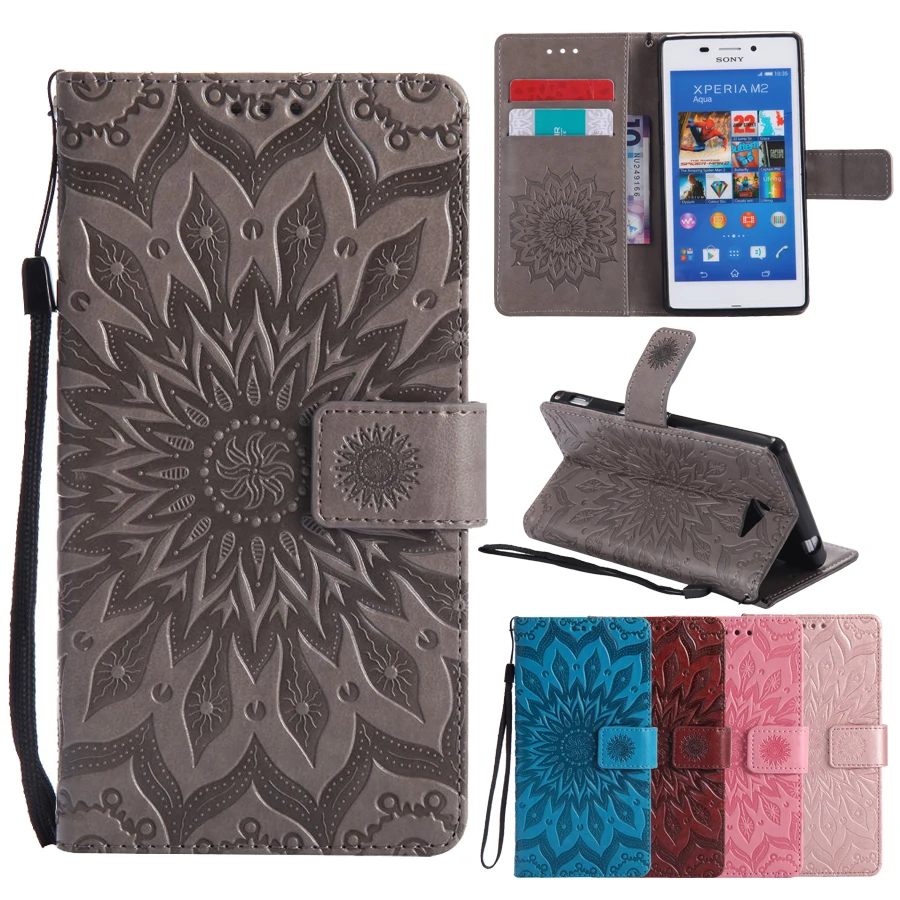 

Flip Leather Case sFor Fundas Sony M2 case For coque Sony Xperia M2 S50h Dual D2302 D2305 D2303 Wallet Cover Stand Phone Cases