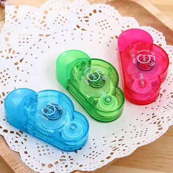 

12Pcs Cloud Shaped Correction Tape Transparent Color Cover Roller Belt Modify Written Mistake School Exam Test Homework 8188