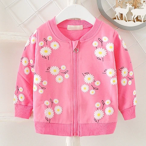 Детская демисезонная хлопковая куртка на молнии G056|baby girl jacket spring|baby coatbaby cardigan |