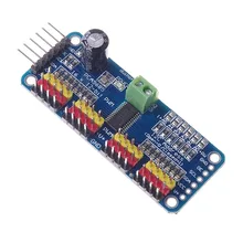 PCA9685 16-канальный 12-битная шим драйвер серводвигателя I2C модуль для Робот ардуино