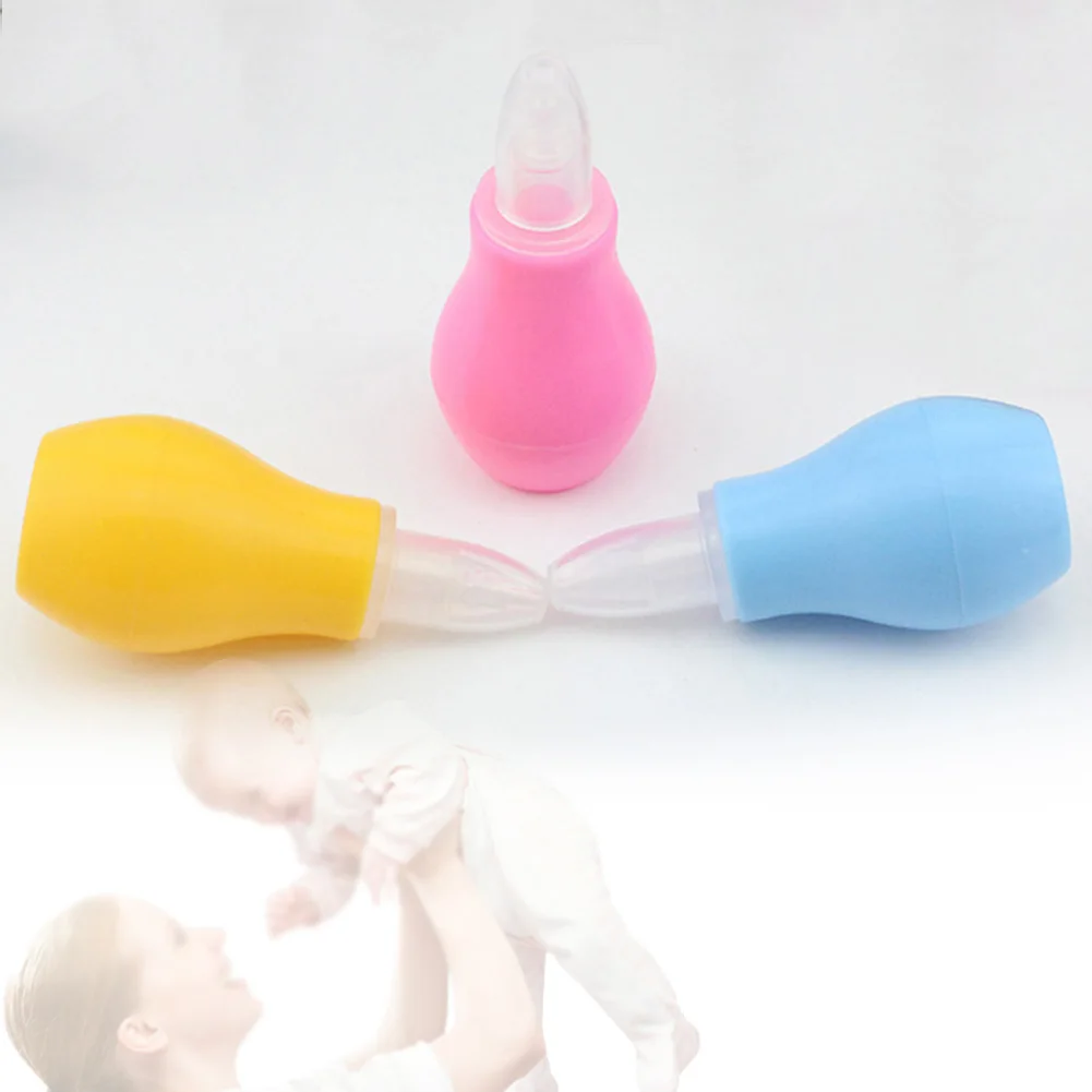 Новорожденные малыши Дети нос аспиратор для малыша нос очиститель младенческой вакуумной присоской мягкий очиститель с наконечником продукция по уходу за младенцами