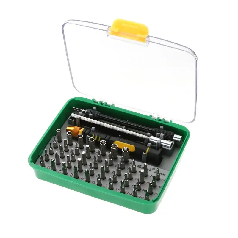 

51 in 1 Toolkit Screwdriver Set for Mobile Phone Tablet Home Appliances Opening Repair Tool Tweezers Screwdriver Bits