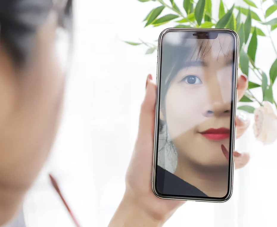 iPhone-X&Xs&XR&Xs-Max-魔镜全屏美妆钢化膜(A15)-_11