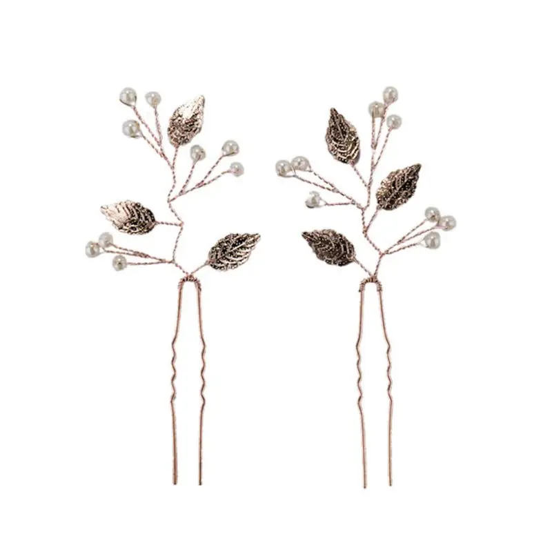 

Chic Bride Hairpin Hair Pins Headwear Wedding Accessories Handmade Headpieces Wedding Jewelry Stick Decoration Christmas Gifts