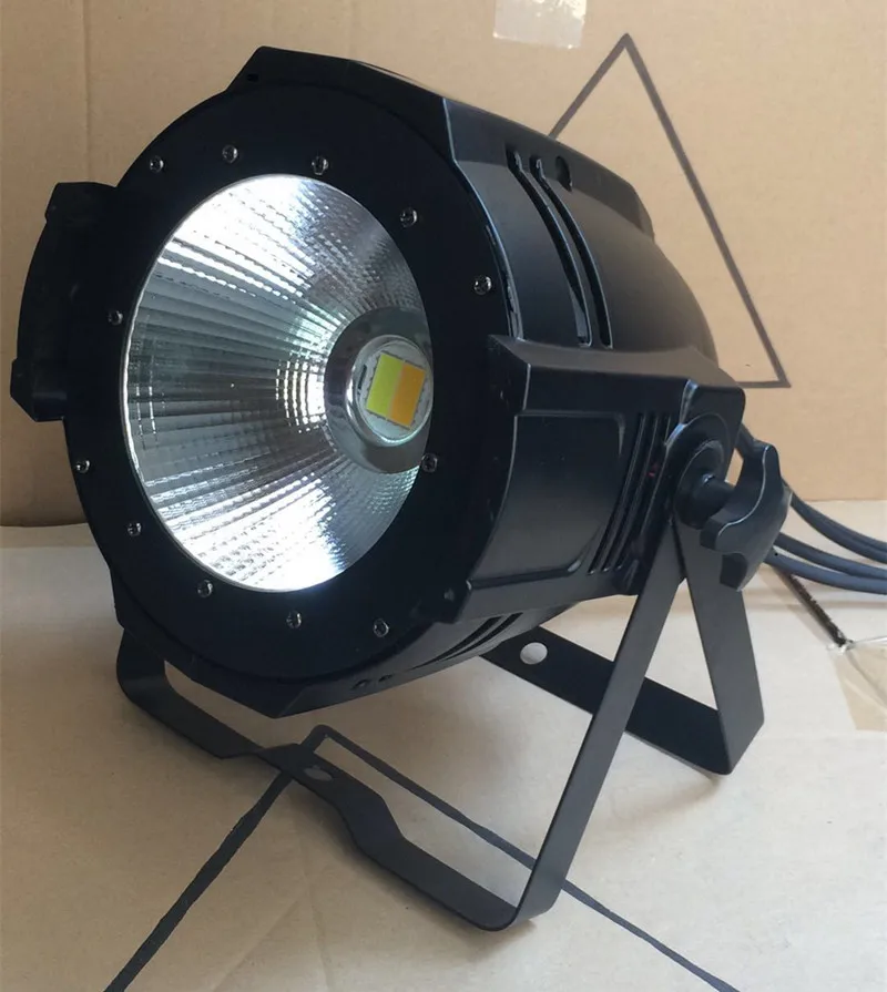 6 шт./лот упаковочный кофр сценический cob led par light 100 Вт теплый белый холодный 2в1 3200 k