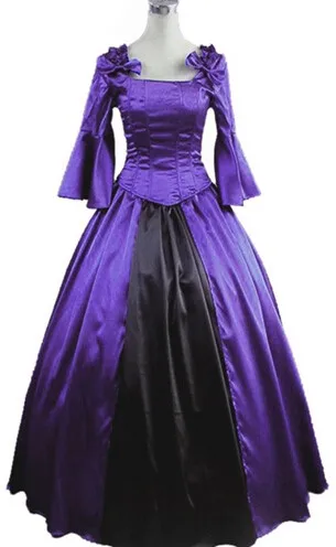 (GT005) Womens Blue Princess Dress Gothic Lolita Dress Halloween Costumes Cosplay Costume Gothic Lolita Dress Customized