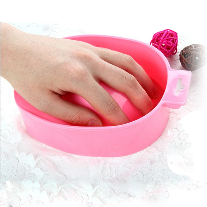 1 Pcs Acrylic Nail Soaker Bowl Nail Art Tips Soakers Tray Polish Gel Treatment Remover Manicure