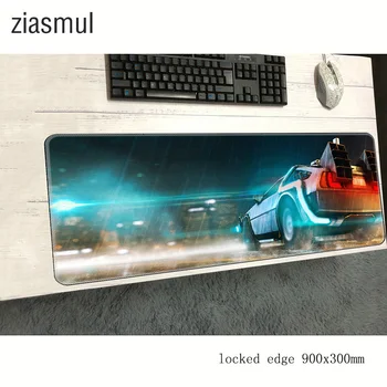 

back to the future mousepad gamer 900x300mm gaming mouse pad wrist rest notebook pc accessories laptop padmouse New arrival mat