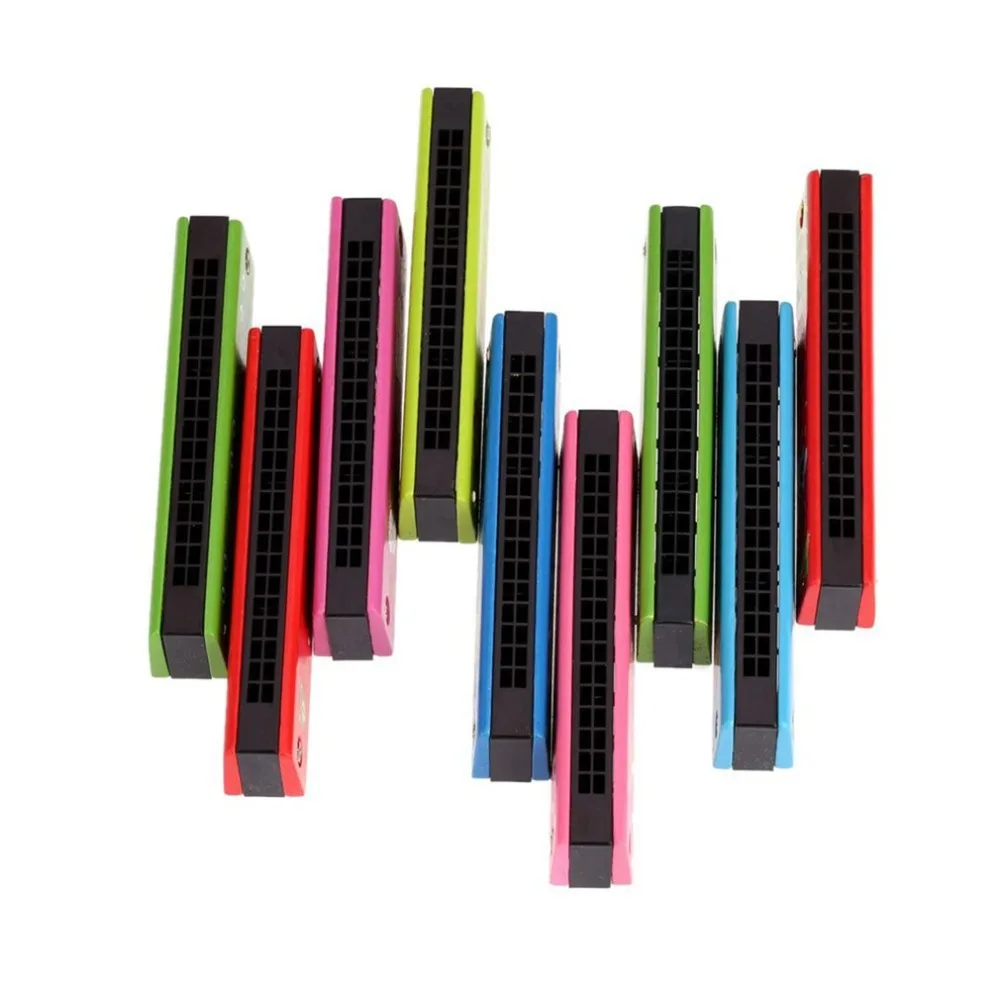 Красочные губные гармоники 16 отверстий TREMOLO Master Губная гармошка детский музыкальный инструмент обучающая игрушка подарок для детей