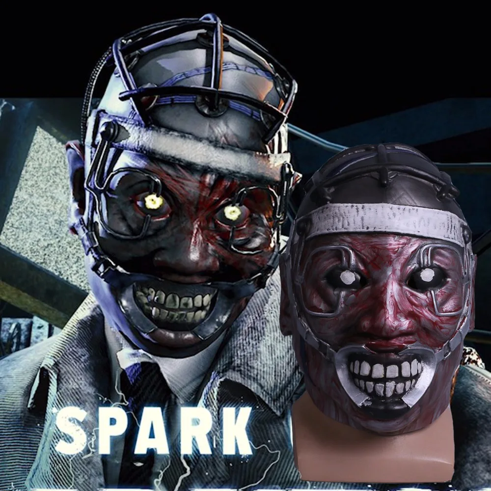 Game Dead by Daylight Mask Spark Of Madness Mask Cosplay The Doctor Scary Mask Costume Halloween Party Use Prop