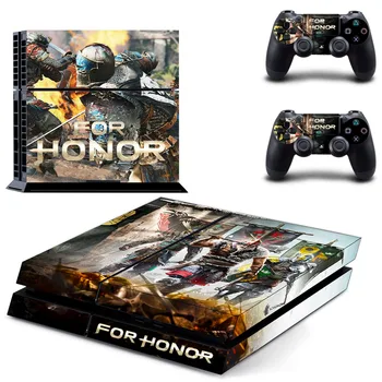 

Game for Honor PS4 Skin Sticker Decal for Sony PlayStation 4 Console and 2 Controllers PS4 Skin Sticker Vinyl Accessories