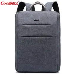 Новый Coolbell для 14 "Тетрадь для Macbook 15,6" Сумка для ноутбука Водонепроницаемый Бизнес посылка студент мешок Повседневное сумка Бесплатная