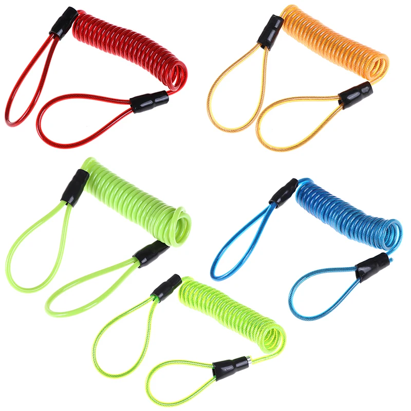 1.2m Cable Bicycle Lock Rope Helmet Wire Anti-Theft Motorcycle Scooter Disc Security Reminder Bike Motorbike Hand Tool | Инструменты