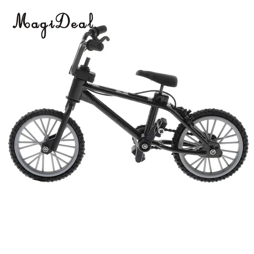 1:24 Scale Alloy Miniature Finger Bike Bicycle Diecast Vehicle Model Desk Gadget Relaxation Toy for Children Kids Boys Xmas Gift