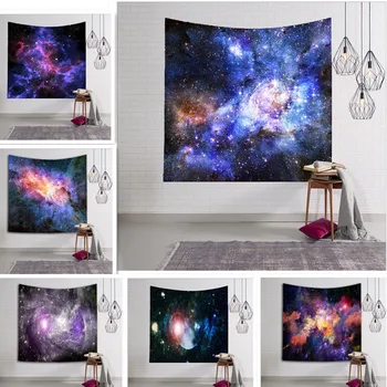 

3d Galaxy Tapestry Space Wall Tapestry for Wall Decoration Fabric Stars in the Universe Tapestry Hanging Wall Tapestries