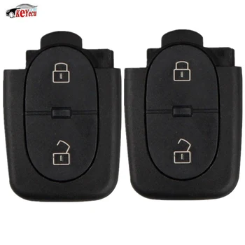 

KEYECU 2Pcs/lot 2 Button 433.92MHz New Replacement Remote Car Key Fob for Audi RS6 A3 A4 A6 Quattro Part Numbers: 4D0 837 231 R
