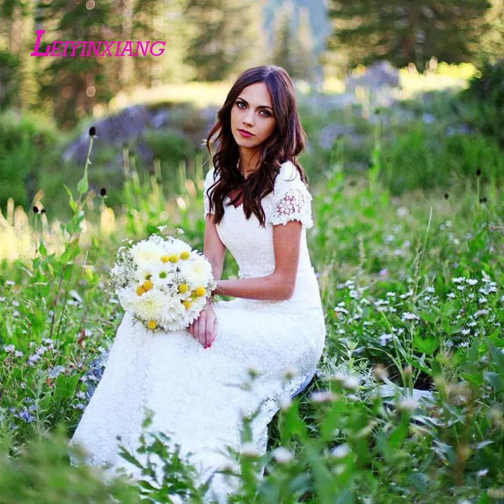 

LEIYINXIANG Bride Dress 2019 Wedding Dress Vestido De Noiva Sereia Robe Sexy Mermaid Zipper Lace Appliques Elegant Sweetheart