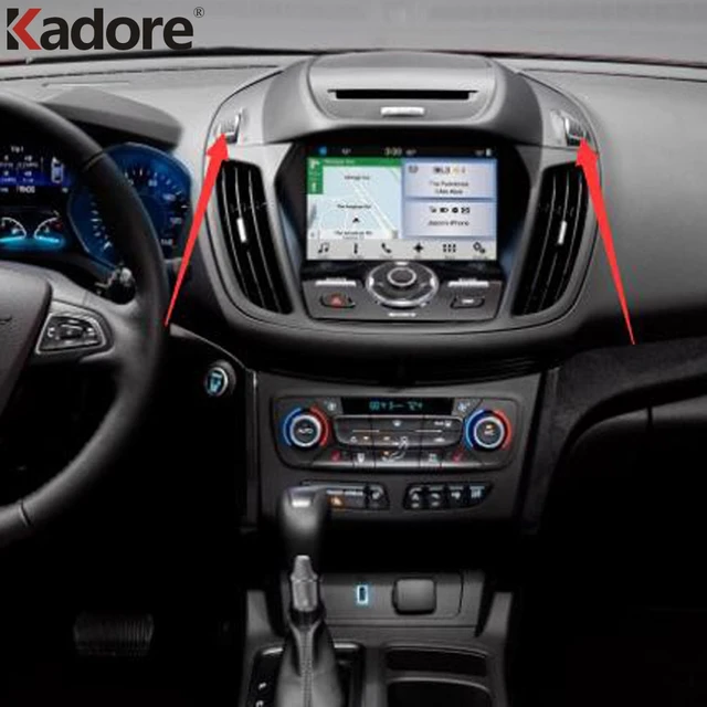 For Ford Kuga Escape 2017 2018 Abs Matte Dashboard Garnish For Ford Kuga Escape 2017 2018 Abs Matte Dashboard Garnish Instrument Panel Air Vent Outlet Cover