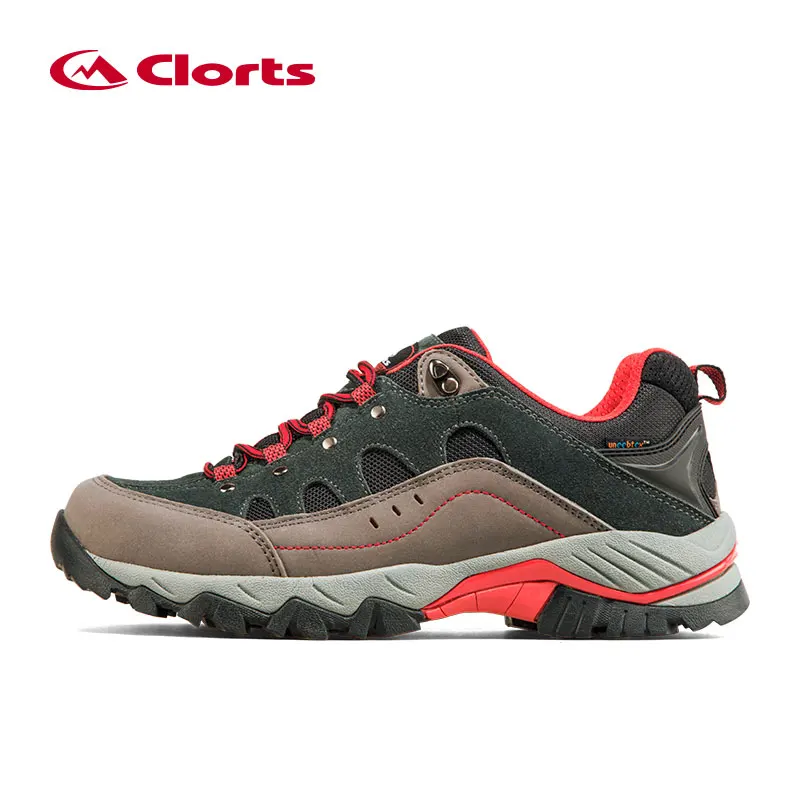 

CLORTS Original Hiking Camping Shoes Outdoor Waterproof Sneakers For Men Cushioning Trekking Shoes Brand Genuine Leather Sneaker