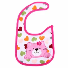 Новорожденных нагрудники Полотенца водоотталкивающий нагрудник для детей с милым рисунком 3 Слои малыша нагрудники для обеда одежда для детей, одежда для маленьких девочек, юбка-брюки j2