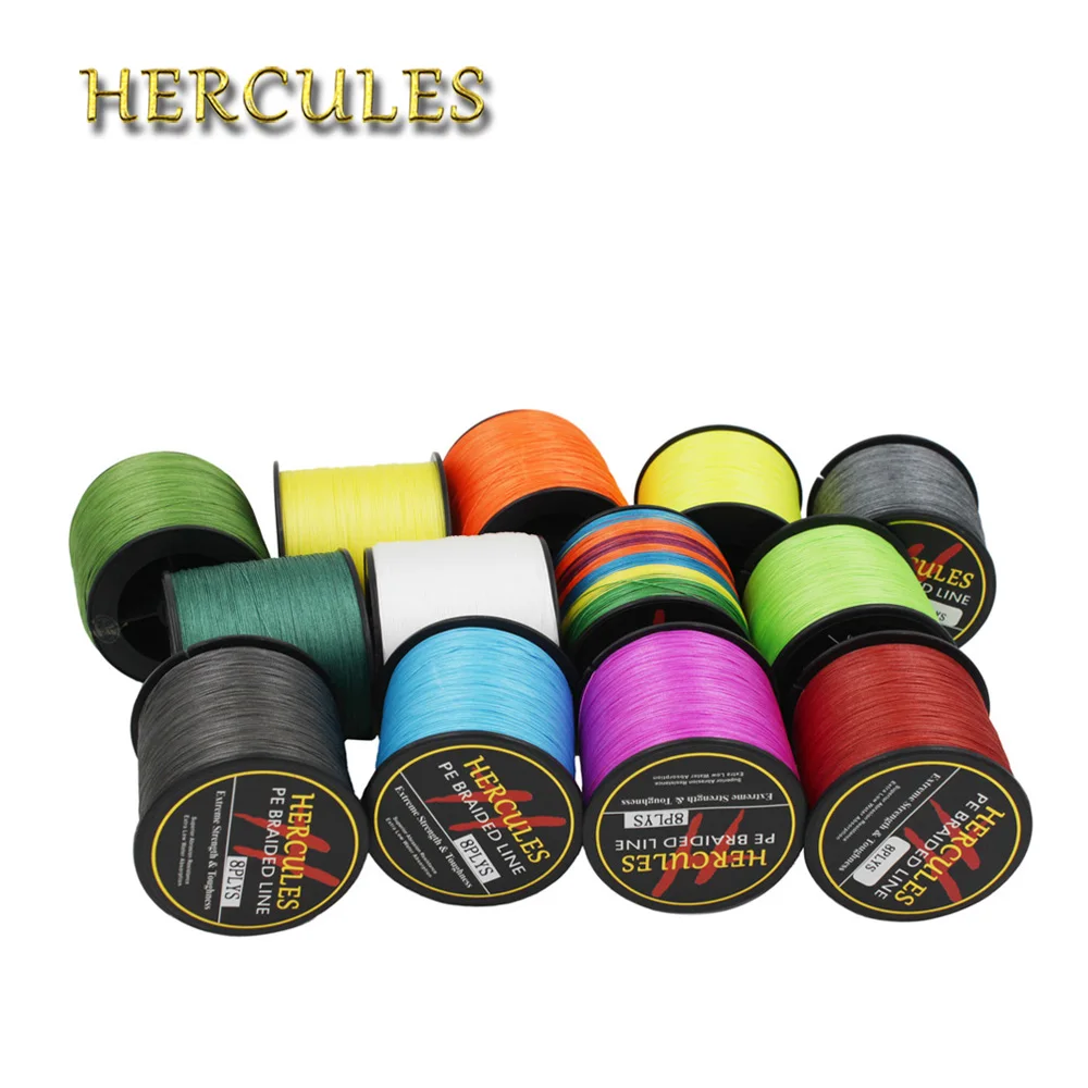 Hercules Fishing Line1640Yds 1500M 30LB 0.28mm 8 Strands Peche Super