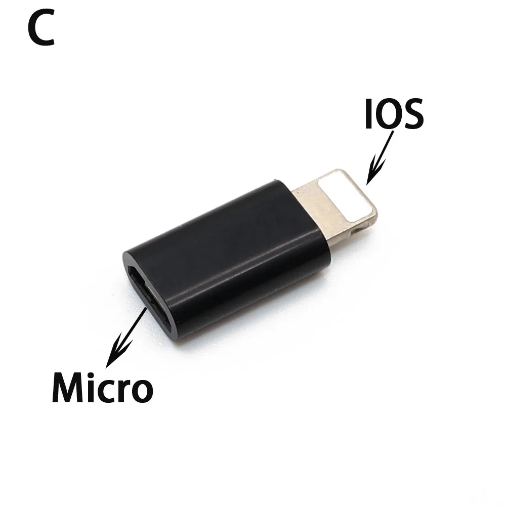 Адаптер типа C для Micro USB для samsung, кабель-конвертер для зарядки и передачи данных для iPhone X 8 7 для xiaomi для redmi 4x5 plus type-c OTG