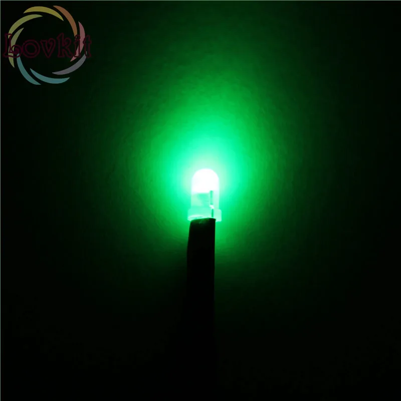 

50pcs 3mm Pre-Wired Round top Diffused Green LED Emitting Diode 12v DC 20cm For automotive Light DIY Wholesale Retail Hot SALE